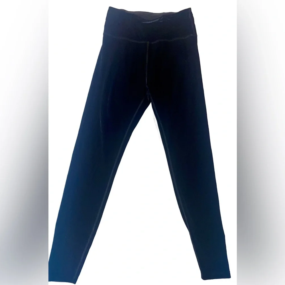 Beyond Yoga Black Velour Yoga Leggings Pants Women’s Size Extra Large - Picture 6 of 7